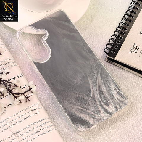Samsung Galaxy A57 Cover - Silver - Premium Iridescent Frosted Protective Phone Case