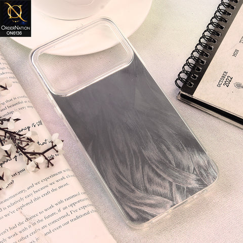 Tecno Spark 50 4G Cover - Silver - Premium Iridescent Frosted Protective Phone Case