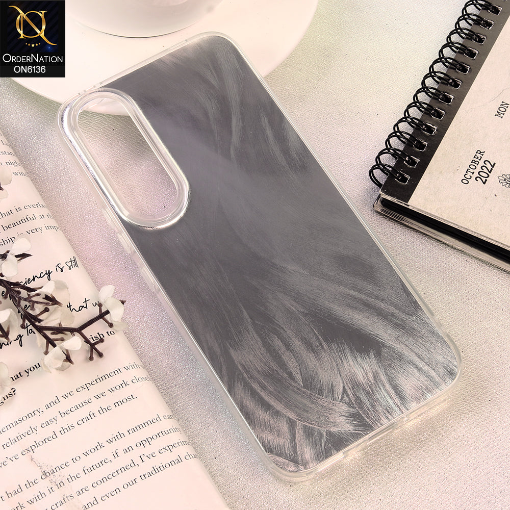 Infinix Note 60 Cover - Silver - Premium Iridescent Frosted Protective Phone Case