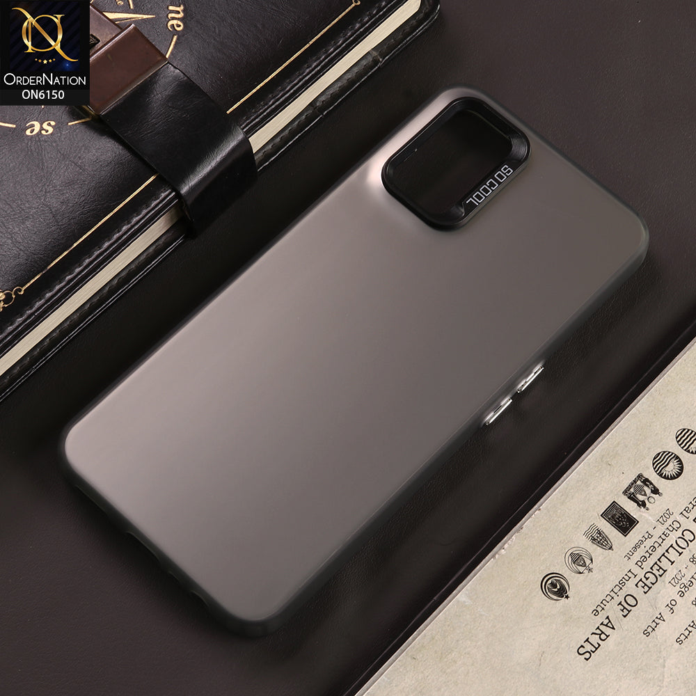 Oppo A52 Cover - Gray - New Luxury Matte Metallic Bumper Case With Soft Borderes Protection