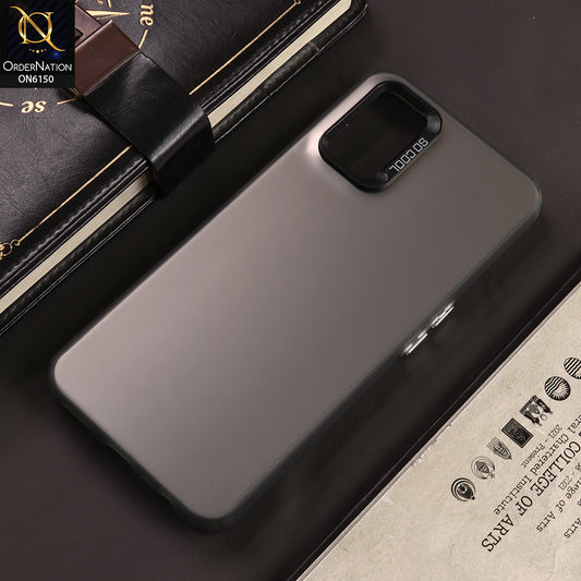 Oppo A92 Cover - Gray - New Luxury Matte Metallic Bumper Case With Soft Borderes Protection