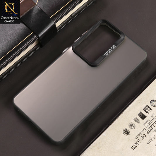 Samsung Galaxy A54 5G Cover - Gray - Lightweight Frosted Pearl Finish Anti-Fingerprint Shockproof Soft Borders Case