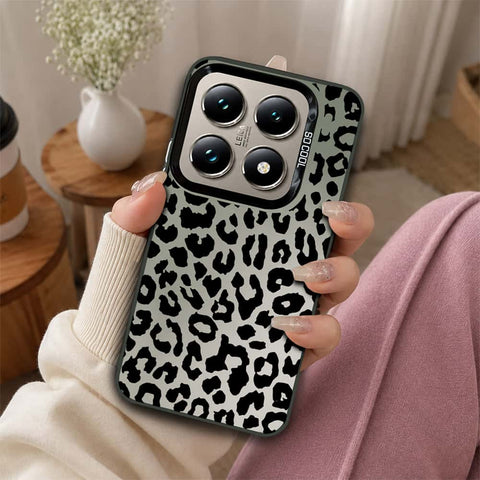 Xiaomi 14T Pro Cover - Monochrome Mood Print Series - Lightweight Frosted Pearl Finish Anti-Fingerprint Shockproof Soft Borders Case