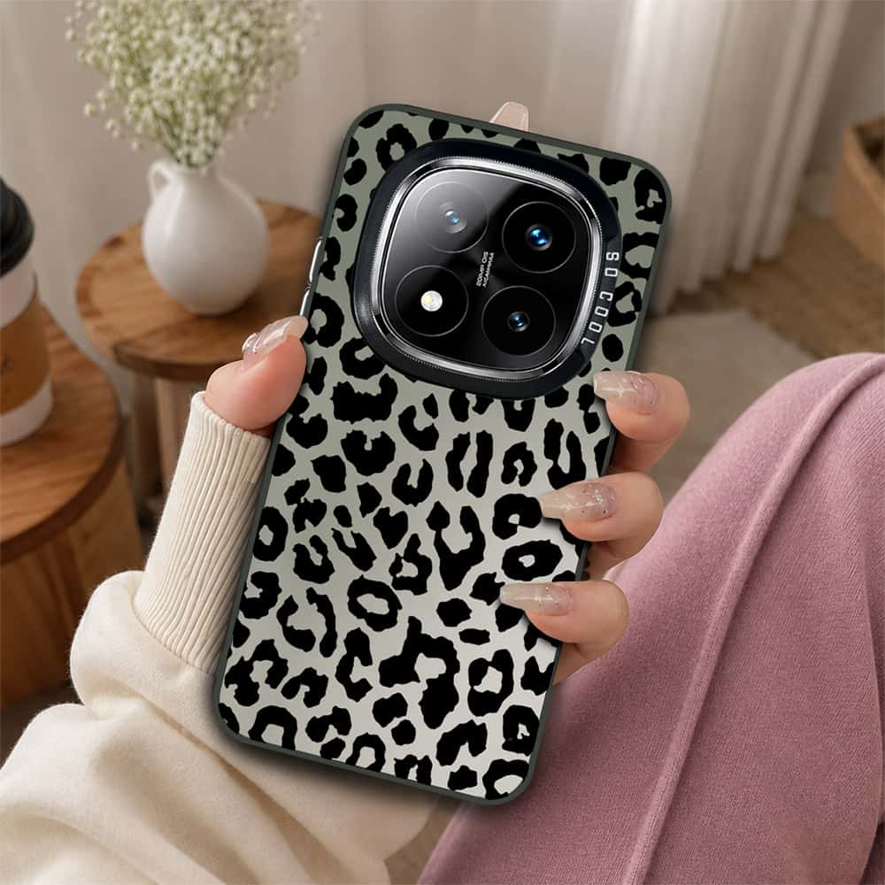 Xiaomi Redmi Note 14 Pro Plus 5G Cover - Monochrome Mood Print Series - Lightweight Frosted Pearl Finish Anti-Fingerprint Shockproof Soft Borders Case