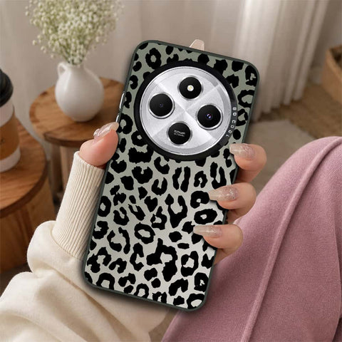 Xiaomi Poco C75 Cover - Monochrome Mood Print Series - Lightweight Frosted Pearl Finish Anti-Fingerprint Shockproof Soft Borders Case