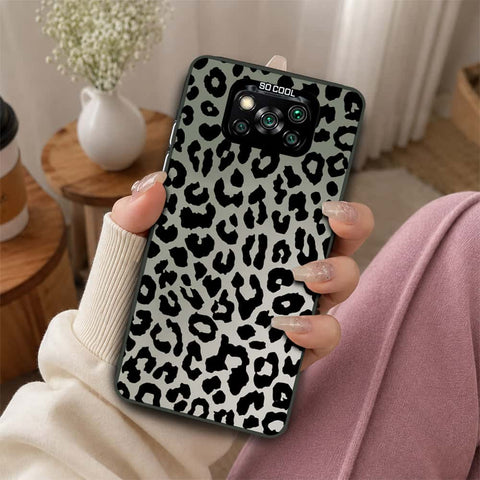 Xiaomi Poco X3 Pro Cover - Monochrome Mood Print Series - Lightweight Frosted Pearl Finish Anti-Fingerprint Shockproof Soft Borders Case