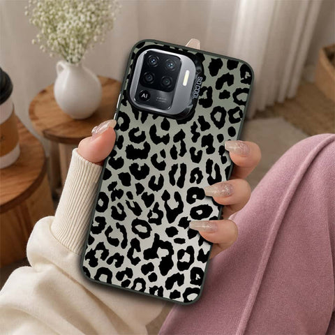 Oppo A94 Cover - Monochrome Mood Print Series - Lightweight Frosted Pearl Finish Anti-Fingerprint Shockproof Soft Borders Case