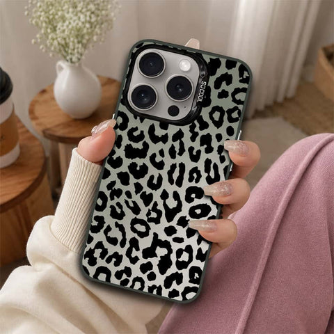 iPhone 15 Pro Cover - Monochrome Mood Print Series - Lightweight Frosted Pearl Finish Anti-Fingerprint Shockproof Soft Borders Case