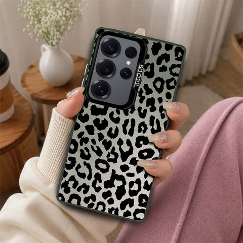 Samsung Galaxy S25 Ultra Cover - Monochrome Mood Print Series - Lightweight Frosted Pearl Finish Anti-Fingerprint Shockproof Soft Borders Case