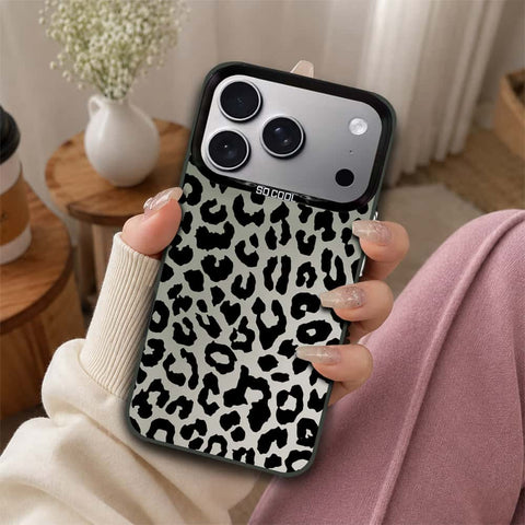 iPhone 17 Pro Max Cover - Monochrome Mood Print Series - Lightweight Frosted Pearl Finish Anti-Fingerprint Shockproof Soft Borders Case