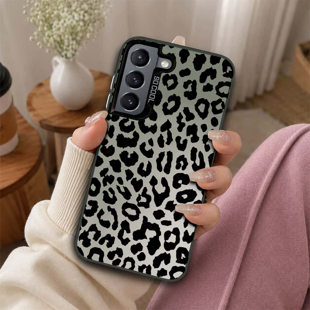 Samsung Galaxy S21 5G Cover - Monochrome Mood Print Series - Lightweight Frosted Pearl Finish Anti-Fingerprint Shockproof Soft Borders Case