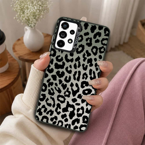 Samsung Galaxy A53 5G Cover - Monochrome Mood Print Series - Lightweight Frosted Pearl Finish Anti-Fingerprint Shockproof Soft Borders Case