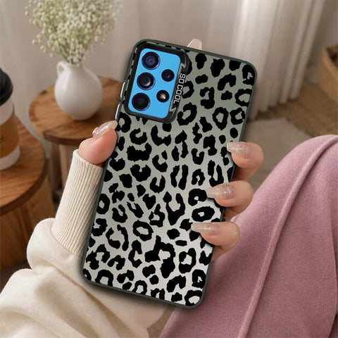 Samsung Galaxy A52 Cover - Monochrome Mood Print Series - Lightweight Frosted Pearl Finish Anti-Fingerprint Shockproof Soft Borders Case