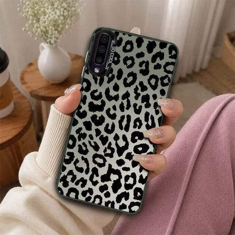 Samsung Galaxy A30s Cover - Monochrome Mood Print Series - Lightweight Frosted Pearl Finish Anti-Fingerprint Shockproof Soft Borders Case