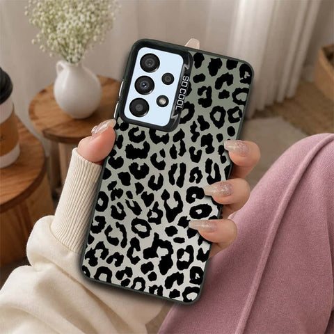 Samsung Galaxy A33 5G Cover - Monochrome Mood Print Series - Lightweight Frosted Pearl Finish Anti-Fingerprint Shockproof Soft Borders Case