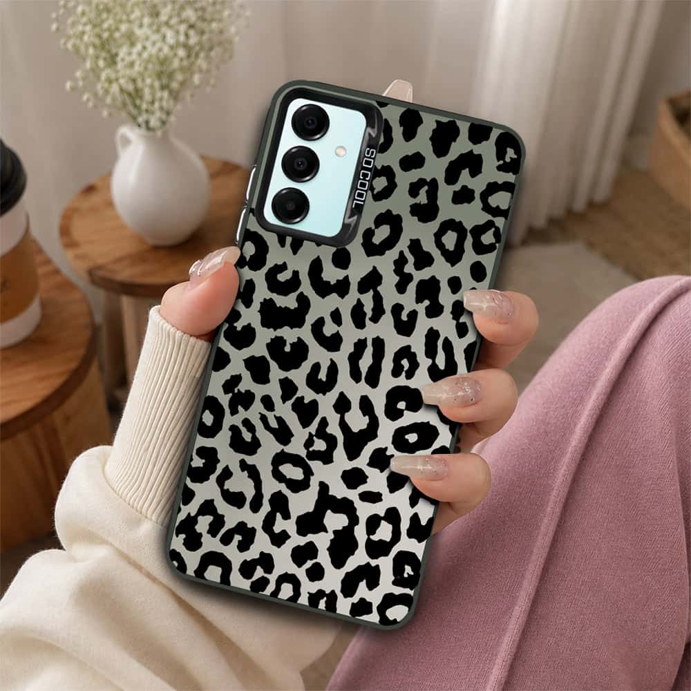 Samsung Galaxy A16 Cover - Monochrome Mood Print Series - Lightweight Frosted Pearl Finish Anti-Fingerprint Shockproof Soft Borders Case