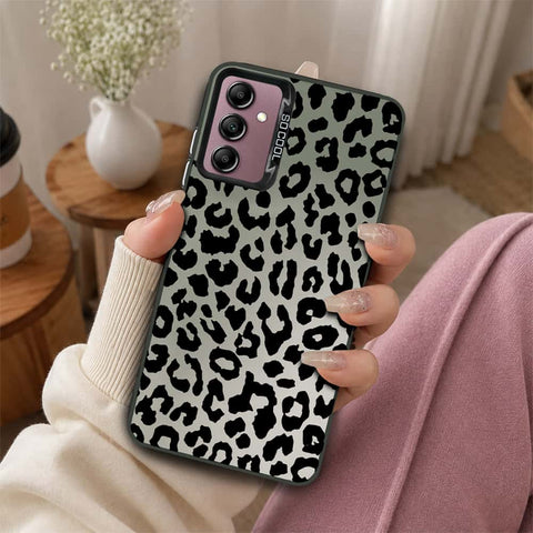 Samsung Galaxy A14 4G Cover - Monochrome Mood Print Series - Lightweight Frosted Pearl Finish Anti-Fingerprint Shockproof Soft Borders Case