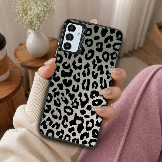 Samsung Galaxy A04s Cover - Monochrome Mood Print Series - Lightweight Frosted Pearl Finish Anti-Fingerprint Shockproof Soft Borders Case