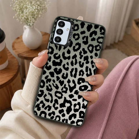 Samsung Galaxy A04s Cover - Monochrome Mood Print Series - Lightweight Frosted Pearl Finish Anti-Fingerprint Shockproof Soft Borders Case
