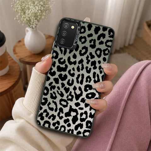 Samsung Galaxy A02s Cover - Monochrome Mood Print Series - Lightweight Frosted Pearl Finish Anti-Fingerprint Shockproof Soft Borders Case