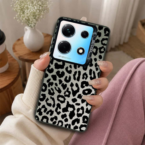 Infinix Note 30 Cover - Monochrome Mood Print Series - Lightweight Frosted Pearl Finish Anti-Fingerprint Shockproof Soft Borders Case