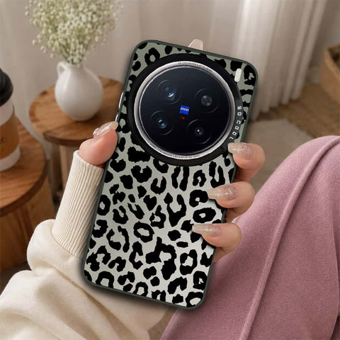 Vivo X200 Pro Cover - Monochrome Mood Print Series - Lightweight Frosted Pearl Finish Anti-Fingerprint Shockproof Soft Borders Case