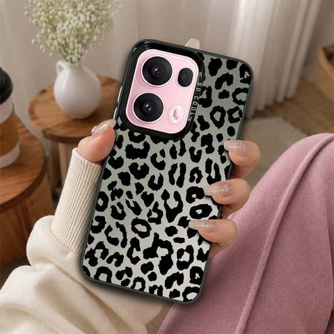 Oppo Reno 13 Pro Cover - Monochrome Mood Print Series - Lightweight Frosted Pearl Finish Anti-Fingerprint Shockproof Soft Borders Case