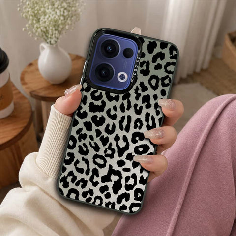 Oppo Reno 13 Cover - Monochrome Mood Print Series - Lightweight Frosted Pearl Finish Anti-Fingerprint Shockproof Soft Borders Case