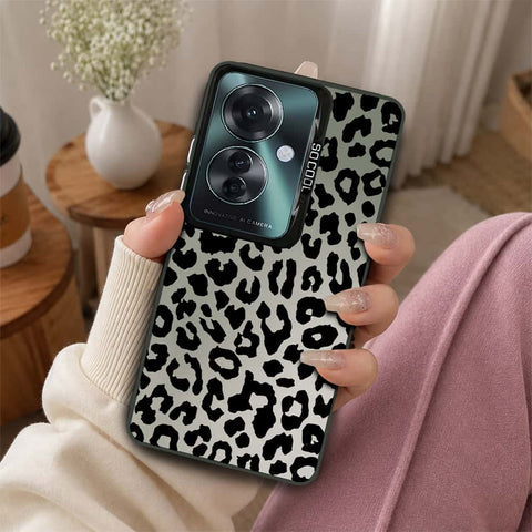 Oppo F25 Pro Cover - Monochrome Mood Print Series - Lightweight Frosted Pearl Finish Anti-Fingerprint Shockproof Soft Borders Case