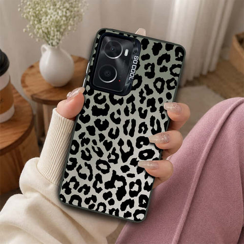 Oppo A76 Cover - Monochrome Mood Print Series - Lightweight Frosted Pearl Finish Anti-Fingerprint Shockproof Soft Borders Case
