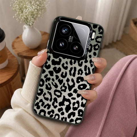 Xiaomi 15 Cover - Monochrome Mood Print Series - Lightweight Frosted Pearl Finish Anti-Fingerprint Shockproof Soft Borders Case