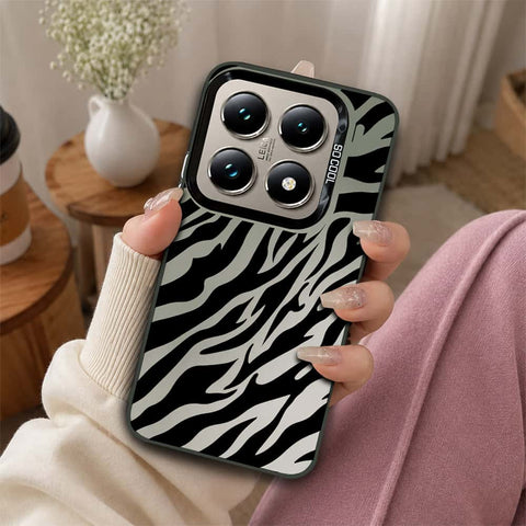 Xiaomi 14T Cover - Monochrome Mood Print Series - Lightweight Frosted Pearl Finish Anti-Fingerprint Shockproof Soft Borders Case