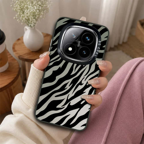 Xiaomi Redmi Note 14 Pro Plus 5G Cover - Monochrome Mood Print Series - Lightweight Frosted Pearl Finish Anti-Fingerprint Shockproof Soft Borders Case