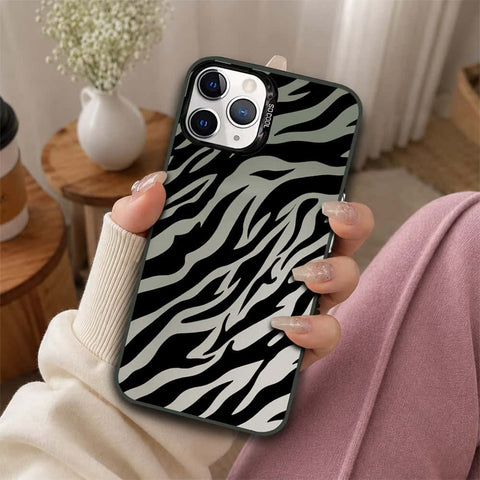 iPhone 11 Pro Cover - Monochrome Mood Print Series - Lightweight Frosted Pearl Finish Anti-Fingerprint Shockproof Soft Borders Case