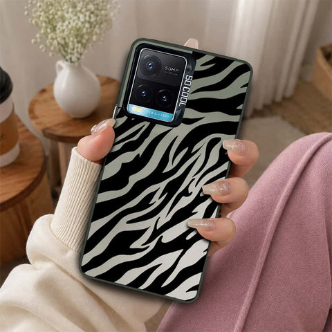 Vivo Y11s Cover - Monochrome Mood Print Series - Lightweight Frosted Pearl Finish Anti-Fingerprint Shockproof Soft Borders Case