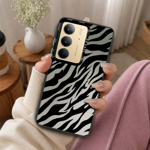 Realme C75 Cover - Monochrome Mood Print Series - Lightweight Frosted Pearl Finish Anti-Fingerprint Shockproof Soft Borders Case