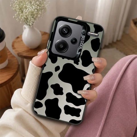 Xiaomi Redmi Note 13 Pro Plus 5G XFF Edition Cover - Monochrome Mood Print Series - Lightweight Frosted Pearl Finish Anti-Fingerprint Shockproof Soft Borders Case