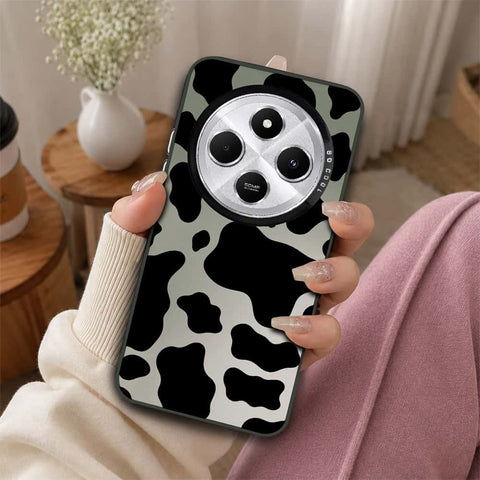 Xiaomi Poco C75 Cover - Monochrome Mood Print Series - Lightweight Frosted Pearl Finish Anti-Fingerprint Shockproof Soft Borders Case