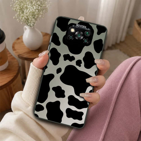 Xiaomi Poco X3 Pro Cover - Monochrome Mood Print Series - Lightweight Frosted Pearl Finish Anti-Fingerprint Shockproof Soft Borders Case