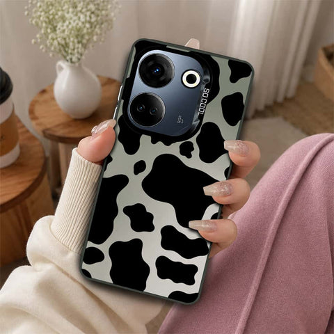 Tecno Camon 20 Cover - Monochrome Mood Print Series - Lightweight Frosted Pearl Finish Anti-Fingerprint Shockproof Soft Borders Case