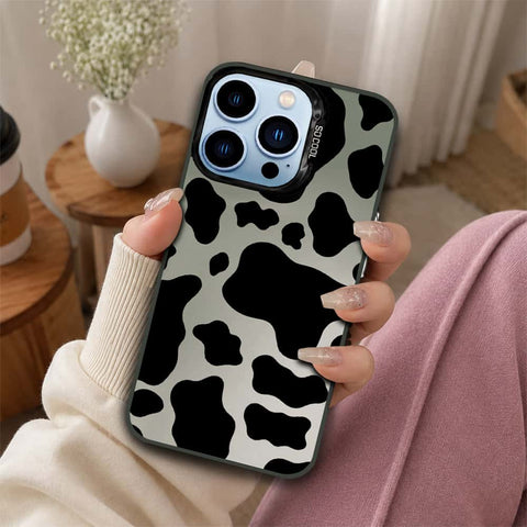 iPhone 13 Pro Cover - Monochrome Mood Print Series - Lightweight Frosted Pearl Finish Anti-Fingerprint Shockproof Soft Borders Case