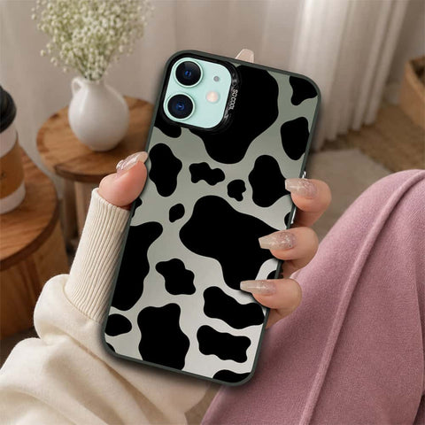 iPhone 11 Cover - Monochrome Mood Print Series - Lightweight Frosted Pearl Finish Anti-Fingerprint Shockproof Soft Borders Case