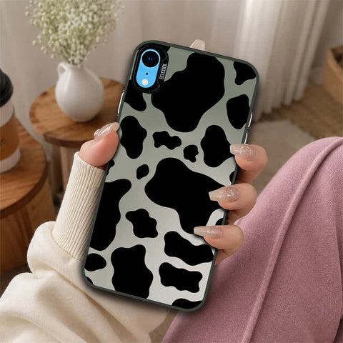iPhone XR Cover - Monochrome Mood Print Series - Lightweight Frosted Pearl Finish Anti-Fingerprint Shockproof Soft Borders Case