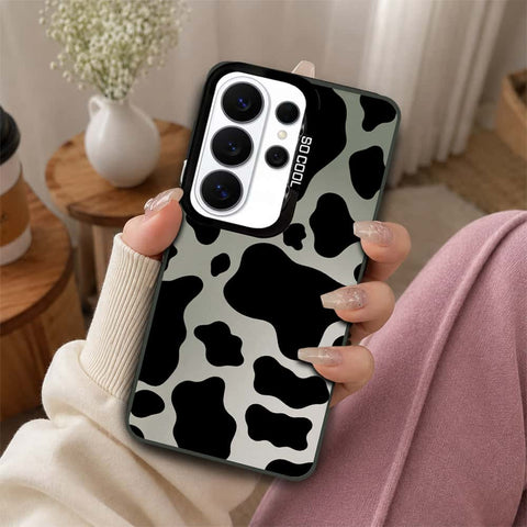 Samsung Galaxy S26 Ultra Cover - Monochrome Mood Print Series - Lightweight Frosted Pearl Finish Anti-Fingerprint Shockproof Soft Borders Case