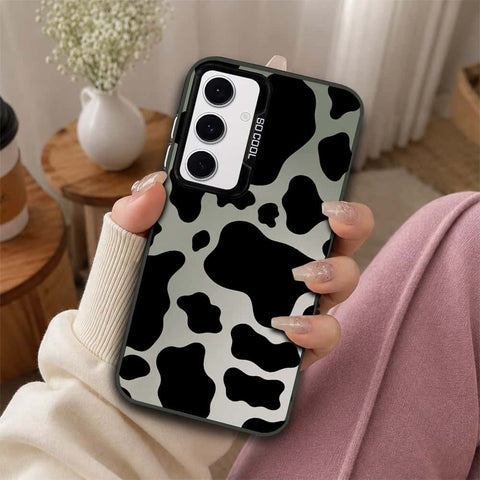 Samsung Galaxy S24 Cover - Monochrome Mood Print Series - Lightweight Frosted Pearl Finish Anti-Fingerprint Shockproof Soft Borders Case