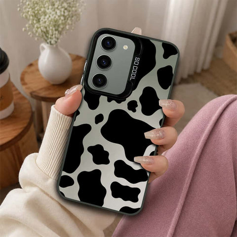 Samsung Galaxy S23 5G Cover - Monochrome Mood Print Series - Lightweight Frosted Pearl Finish Anti-Fingerprint Shockproof Soft Borders Case