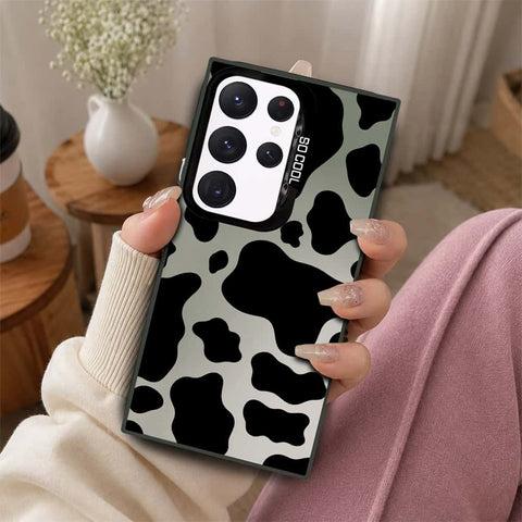 Samsung Galaxy S22 Ultra 5G Cover - Monochrome Mood Print Series - Lightweight Frosted Pearl Finish Anti-Fingerprint Shockproof Soft Borders Case