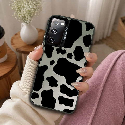 Samsung Galaxy S20 FE Cover - Monochrome Mood Print Series - Lightweight Frosted Pearl Finish Anti-Fingerprint Shockproof Soft Borders Case