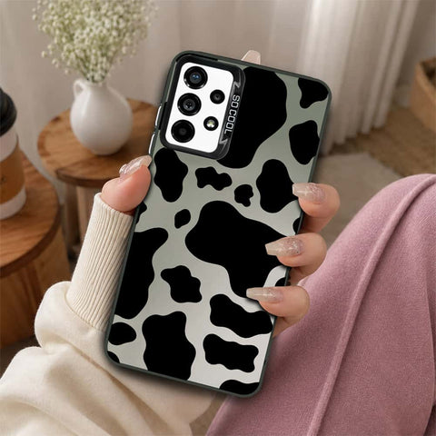 Samsung Galaxy A53 5G Cover - Monochrome Mood Print Series - Lightweight Frosted Pearl Finish Anti-Fingerprint Shockproof Soft Borders Case