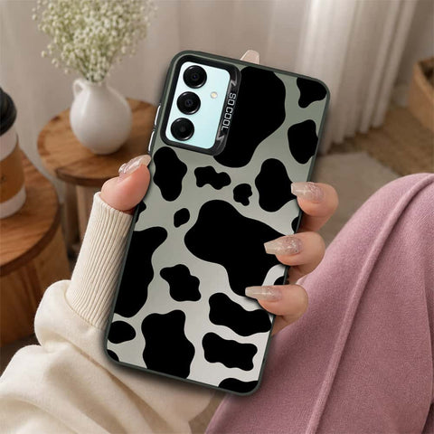 Samsung Galaxy A16 Cover - Monochrome Mood Print Series - Lightweight Frosted Pearl Finish Anti-Fingerprint Shockproof Soft Borders Case